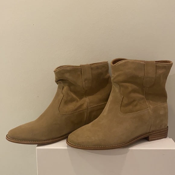 Isabel Marant Crisi Suede Boots Beige 40 FR - Picture 2 of 9